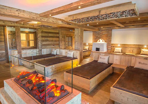 Wasserbetten im Panoramaruheraum